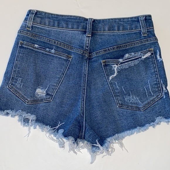 Harper High Rise Cutoff Jean Shorts, Size 27 - Picture 2 of 6